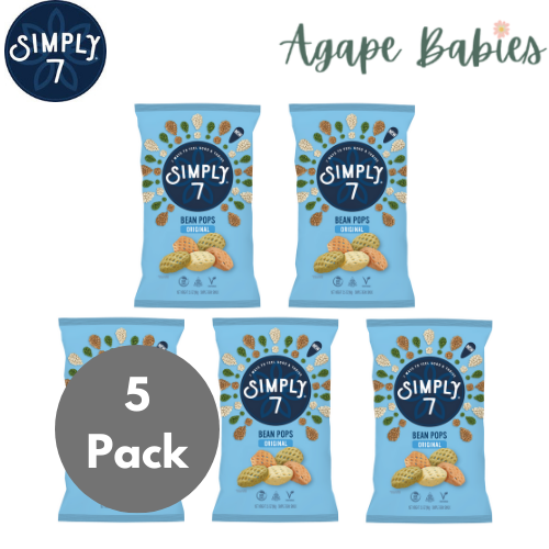 [5 Pack] Simply 7 Bean Pops- Original, 99g. Exp: 09/25