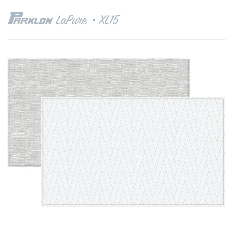 Parklon LaPure Double Herringbone Fabric Grey (XL15) Size: 2350x1400x15mm
