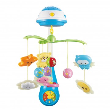 Lucky Baby Stars Projection Musical Mobile