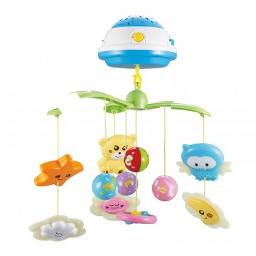 Lucky Baby Stars Projection Musical Mobile