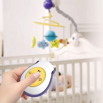 Lucky Baby 3 In 1 Space Musical Mobile W/Remote Control