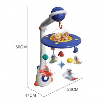 Lucky Baby 3 In 1 Galaxy Musical Mobile W/Remote Control - 2 Color