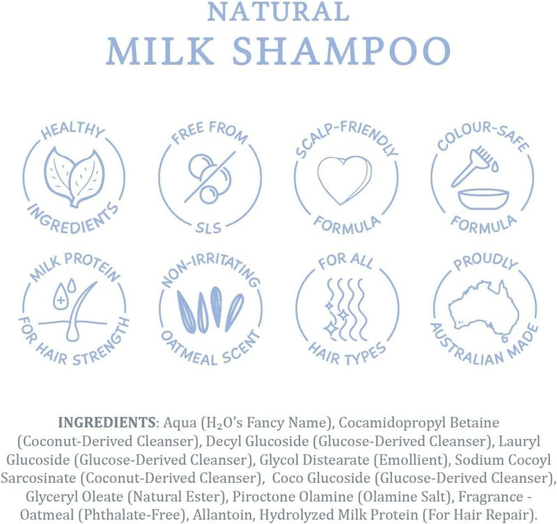 MooGoo Skincare Natural Milk Shampoo 500ml/16.9oz Exp: 04/27