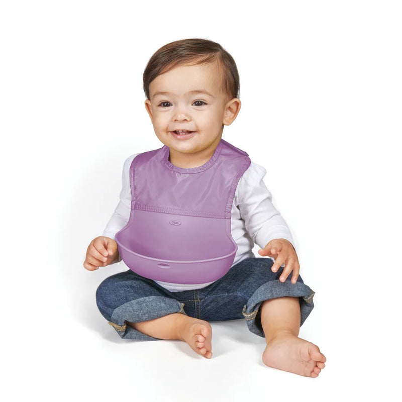 OXO Tot Roll-Up Bib - Lilac