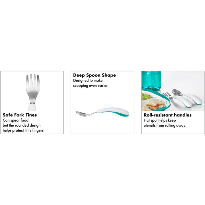 OXO Tot Fork & Spoon Set - Dusk