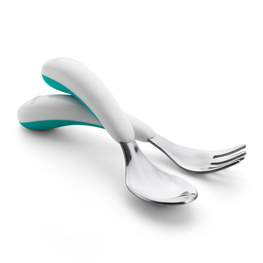 OXO Tot Fork & Spoon Set - Opal