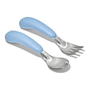 OXO Tot On-The-Go Fork And Spoon Set - Dusk