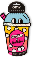 [2 Pack] OMY Sticker By Number Notebook - 2 Designs