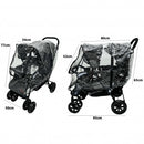 Lucky Baby Front & Back Twin Stroller Rain Cover