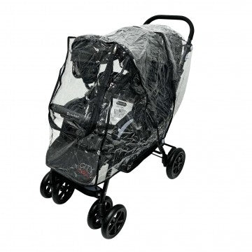 Lucky Baby Front & Back Twin Stroller Rain Cover