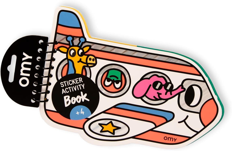 [2 Pack] OMY Sticker Activity Notebook - 3 Designs