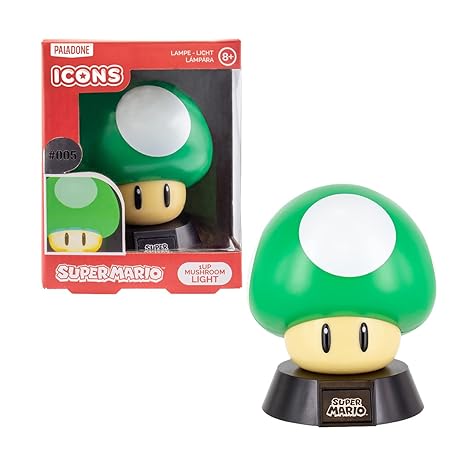 Paladone Super Mario 1UP Mushroom Icon Light (
