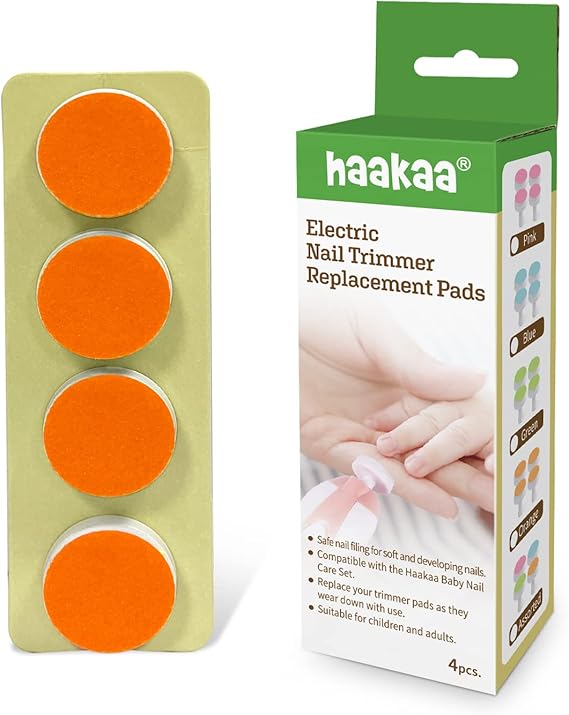 Haakaa Baby Nail Trimmer Replacement Pads - Orange (12+mos.)