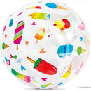 Intex Lively Print Inflatable Balls (51cm) Assorted Color - (Set Of 3 Balls)