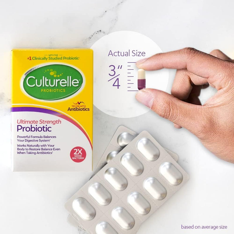 Culturelle Ultimate Strength Probiotic for Men and Women (30 Capsules)