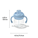 OXO Tot Transitions Soft Spout Sippy Cup With Removable Handles 6oz - Dusk
