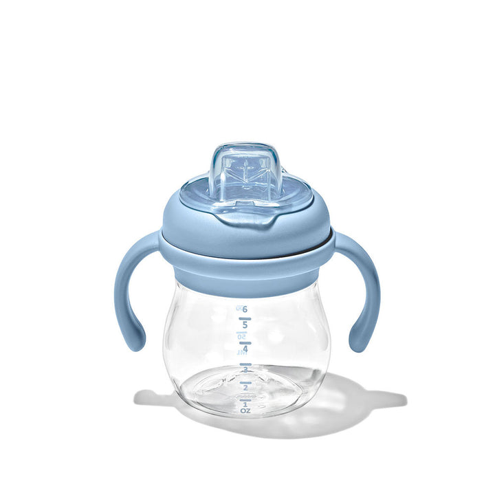 OXO Tot Transitions Soft Spout Sippy Cup With Removable Handles 6oz - Dusk