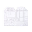 [2 Pack] Moulin Roty Les Parisiennes Colouring and Sticker Book
