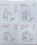 Travelmall GaN 65W PD High Performance  6 USB Travel Adaptor -2 Colors