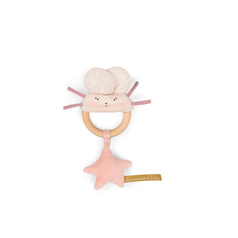 Moulin Roty La Petite École de Danse Wooden Ring Rattle - 2 Designs