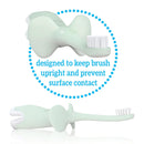 [3-Pack] Dr. Brown's Infant-To-Toddler Toothbrush - Mint Elephant