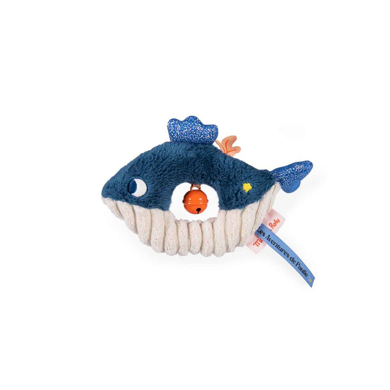 Moulin Roty Les Aventures de Paulie Whale Ring Rattle