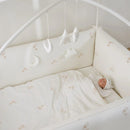 Lolbaby Cotton Embroidery Bumper Bed with Hanging Toy and Canopy (170x120x55cm) (Bundle Pack)- 6 Designs - ETA End Aug