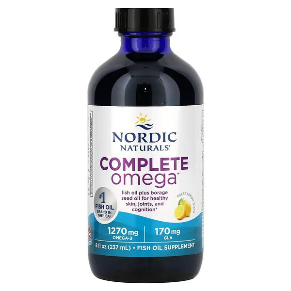 Nordic Naturals Complete Omega Liquid - Lemon, 237 ml. Exp: 11/27