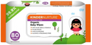 KinderNurture Organic Baby Wipes, 80 wipes (Pack Of 5) Exp: 03/27