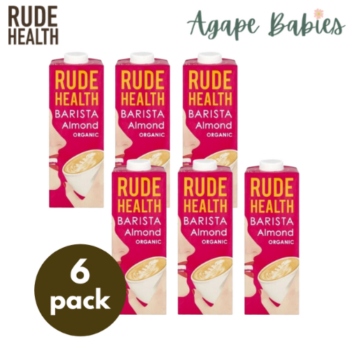 [Bundle Of 6] Rude Health Barista Almond (Gluten free) 1L Exp: 10/25