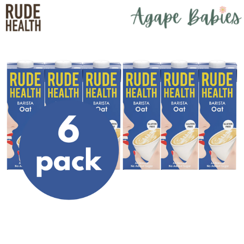 [Bundle Of 6] Rude Health Barista Oat (Gluten free) 1L Exp :10/25