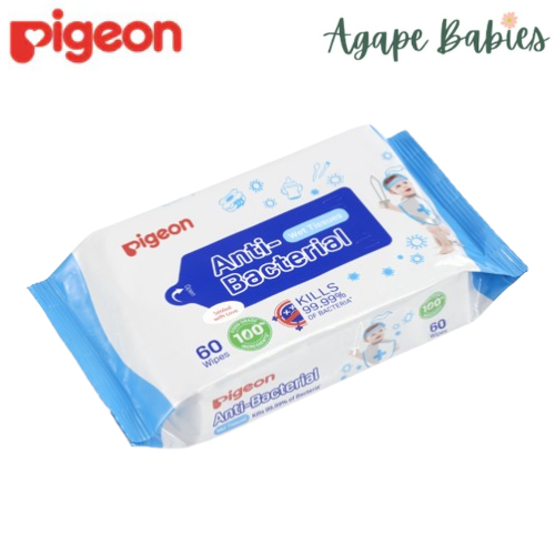 Pigeon Anti-Bacterial Wet Tissue 60s Refill