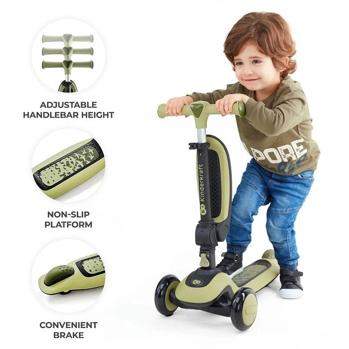 Kinderkraft Scooter, Halley - Green