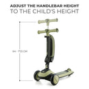 [6-Months Warranty] Kinderkraft Scooter, Halley - Green