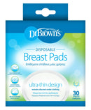 [2-Pack] Dr. Brown's Oval Disposable Breast Pads (30 Pcs)
