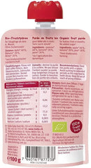 [Exp: 11/25] (Bundle of 6) Holle Organic Pouch - Apple Ant - Apple with Banana and Pear 100g - From 6 Months