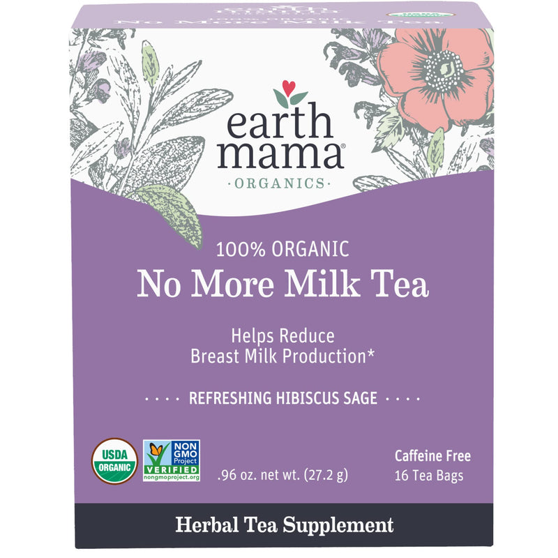 Earth Mama Organic No More Milk Tea (16 Tea Bags)