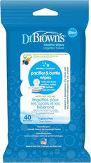 [2-Pack] Dr Brown's Pacifier & Bottle Wipes