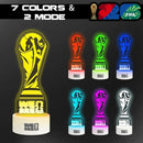 Travelmall Officially Licensed FIFA WorldCup 2026 Acrylic Lamp with Changing Light