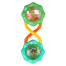 [4 Pack] Bright Starts Rattle & Shake Barbell Toy - 2 Colors