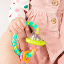 [4 Pack] Bright Starts Grab & Spin Rattle And Teether Toy