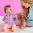 [4 Pack] Bright Starts Rattle & Shake Barbell Toy - 2 Colors