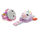 [2 Pack] Bright Starts Rattle & Teethe Wrist Pals Toy - 2 Designs
