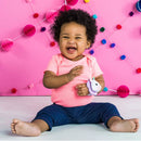 [2 Pack] Bright Starts Rattle & Teethe Wrist Pals Toy - 2 Designs