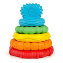 [2-Pack] Baby Einstein Stack & Teethe Multi Textured Teether Toy