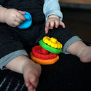 [2-Pack] Baby Einstein Stack & Teethe Multi Textured Teether Toy