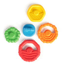 [2-Pack] Baby Einstein Stack & Teethe Multi Textured Teether Toy