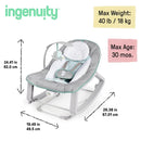 Ingenuity Keep Cozy 3 in 1 Rocker - 2 Colors