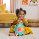 [2 Pack] Bright Starts Fuzzy Feelies Soothing Blankie