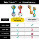 [2-Pack] Baby Einstein Shake & Groove Toy Maracas